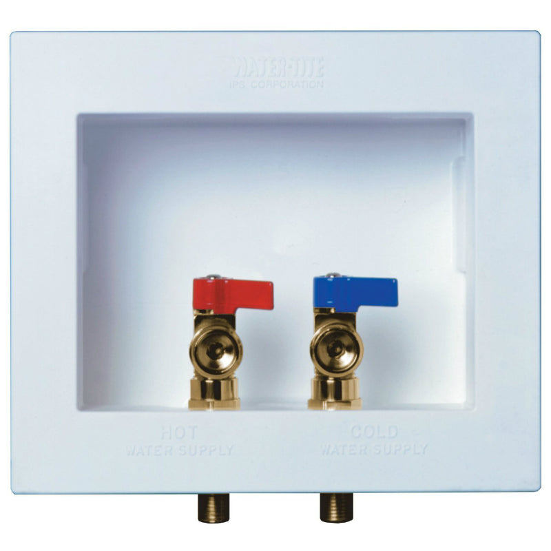 Water-Tite® 82052 DU-ALL™ Dual Drain Washing Machine Outlet Box w/Connection Valve