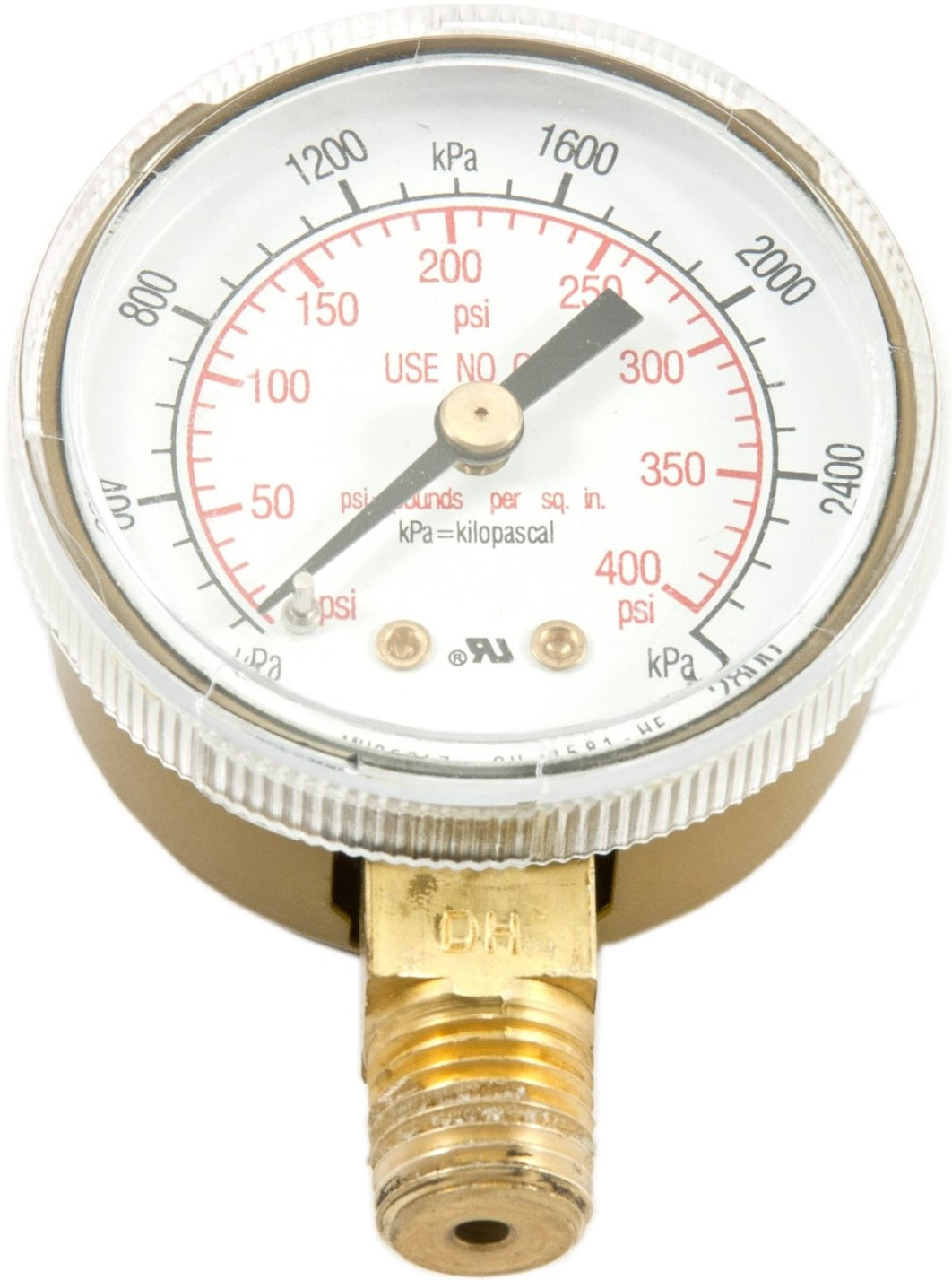 Forney 87728 Acetylene Gauge, 0-400 PSI