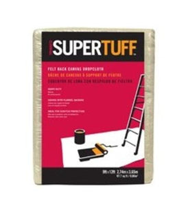 Trimaco FB6 Felt-Back Dropcloth, 4'X15'