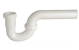 Danco 94004 Slip Joint P-Trap, White, 1-1/4"