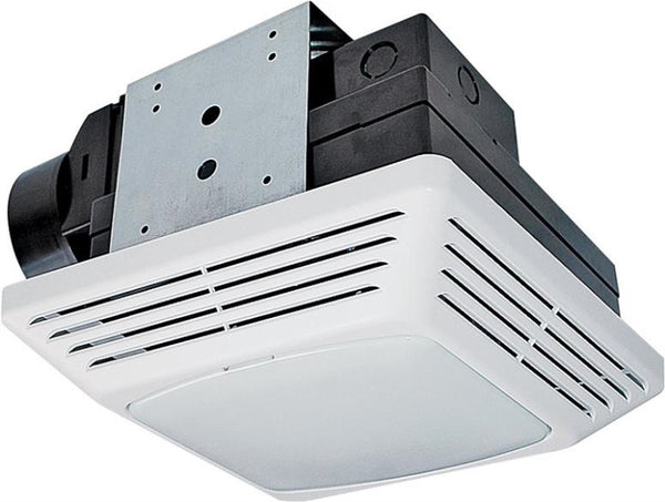 Air King BFQL70 High Performance Exhaust Fan With Light Combo, 6 Watts, 120 Volts
