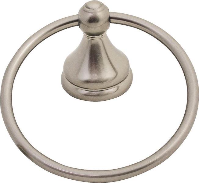 Boston Harbor L5060-13B-103L Towel Ring, Brushed Nickel