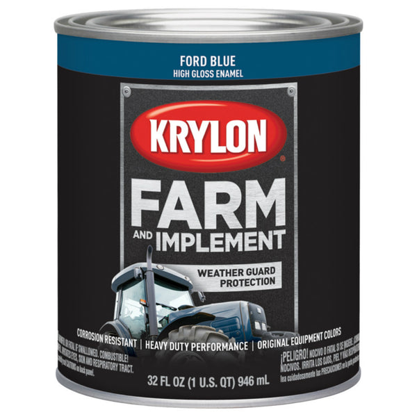 Krylon K02027000 Farm & Implement Paint, 1 Quart