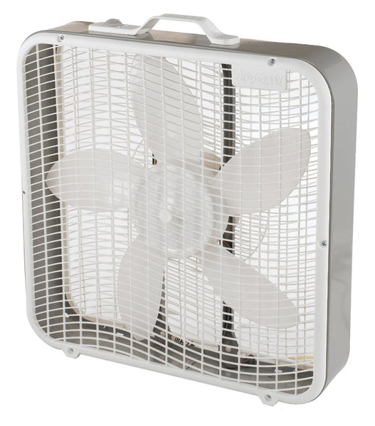 Aerospeed BX100 High Performance Box Fan with Handle, 5-Blades, 3-Speeds, 20"