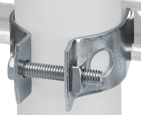 Superstrut Z702 3EG-10 Universal Pipe Clamp, 3", Galvanized Steel