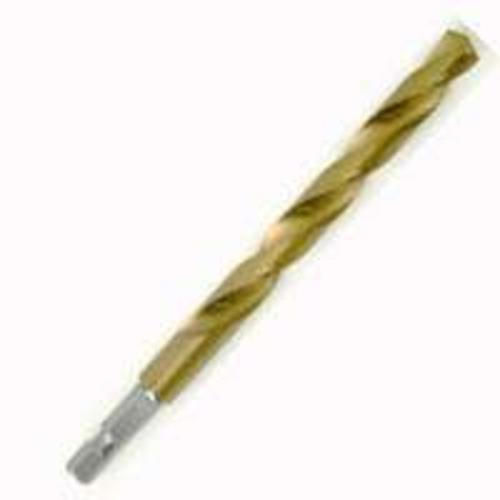 Vulcan 789141OR Titanium Coated Drill Bit Hex Shank, 3/8"