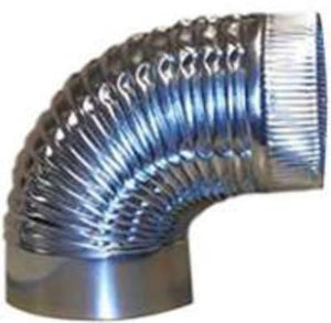 Imperial Mfg GV0329/8-28-302C Stove Pipe Crimp Elbows, 8", 90 Degree