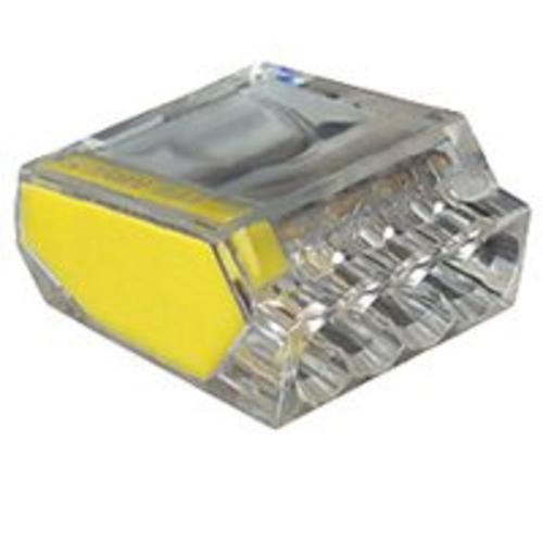 Gardner Bender 10-PC4 4-Wire Push In Wire Connector, Yellow