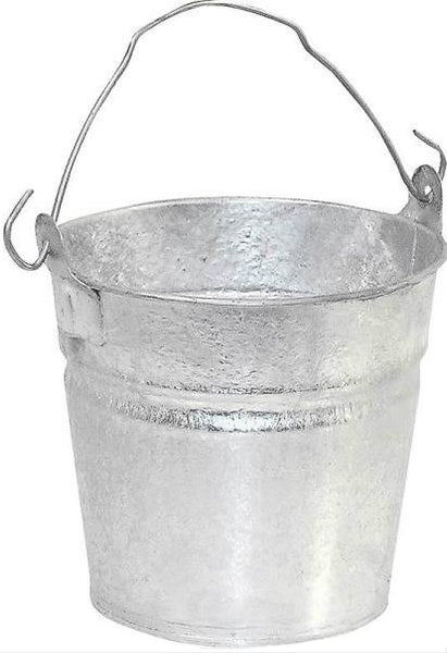 Behrens 1202 Hot Dipped Steel Water Bucket, 2 Quarts