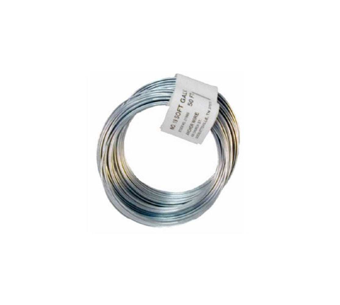 Hillman 123177 Galvanized General Purpose Wire Coil 50', 18 Gauge