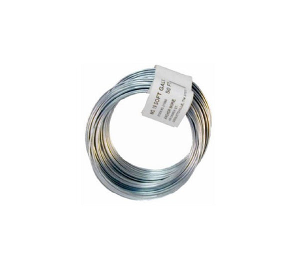 Hillman 123177 Galvanized General Purpose Wire Coil 50', 18 Gauge