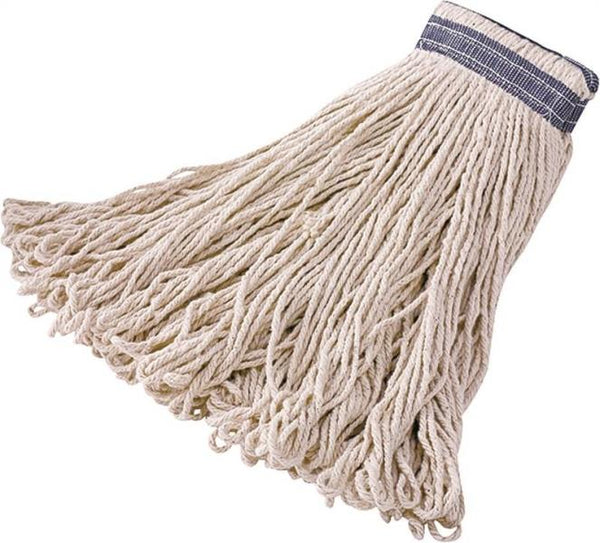 Rubbermaid E13600WH00 Wet Mop Head, Cotton,  White, 16 Oz