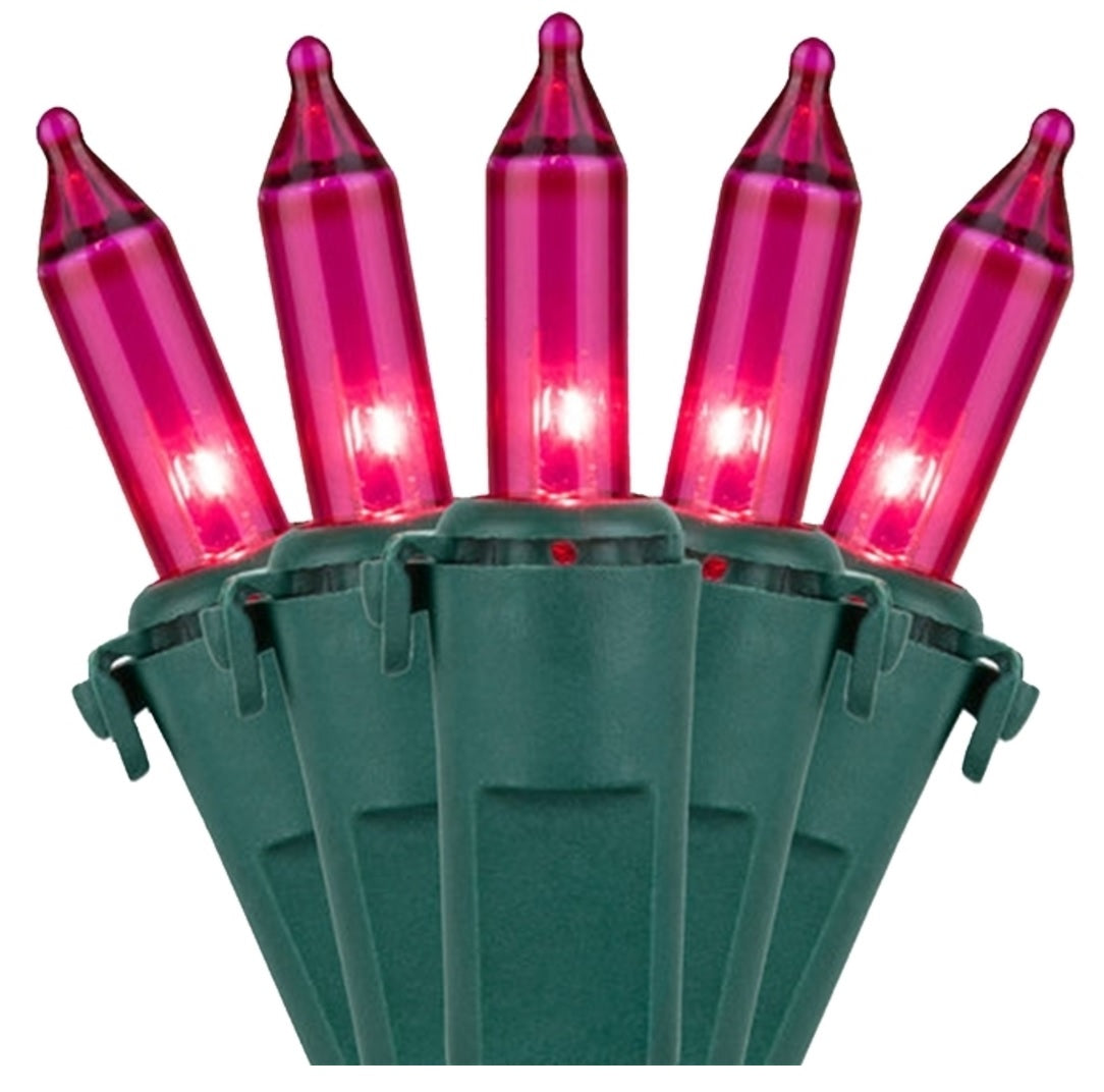 Hofert 2980-07/U13Y072Y Hometown Holidays Mini Christmas Light Set, 100 Lights