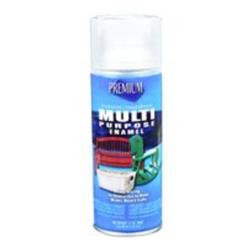 Premium MP1006 Multi Purpose Spray Paint, Clear, 12 Oz