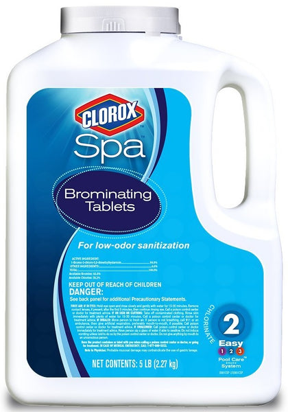 Clorox 20005CSP Spa Brominating Tablets, 5 Lbs