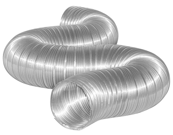 Dundas Jafine MFX48X Semi-Rigid Aluminum Duct, 4" x 8'