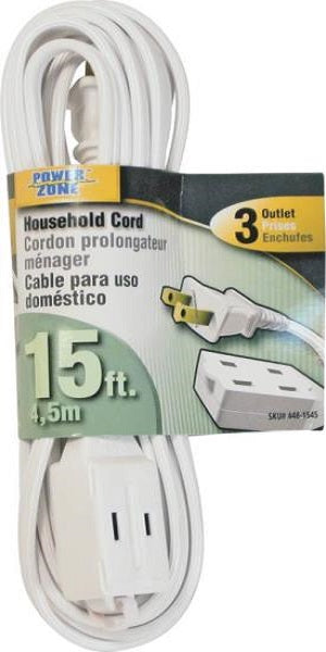 Power Zone OR660615 Extension Cord, 15ft