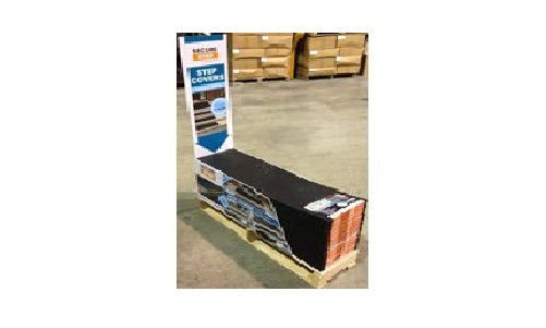 Quality Rubber Resource SOO824 Stair Tread, Rubber, 8" x 24" x 1/2"