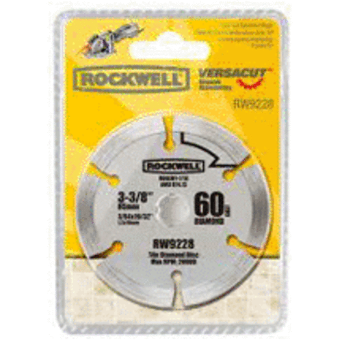 Rockwell RW9228 Diamond Grit Blade, 3-3/8"