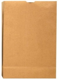 Duro 18410 Recycled Natural Kraft Grocery Paper Bag, Size 10, Brown