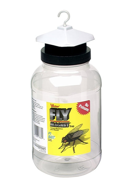 Victor M382 Fly Magnet Trap With Bait, 1 Gallon
