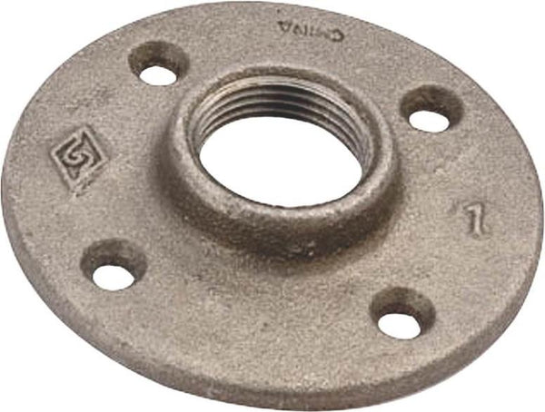 Worldwide Sourcing 27-1/2B Malleable Iron Floor Flange, 1/2"