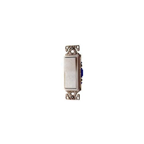 Cooper Wiring 7504V-BOX 4 Way Quiet Rocker Switch, 120/227V, Ivory