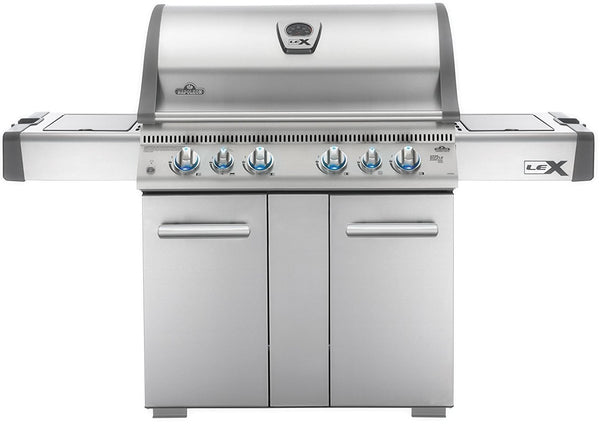 Napoleon LEX605RSBIPSS LEX 605 Propane Gas Grill With Side Burner and Infrared Bottom & Rear Burners, 90500 BTU