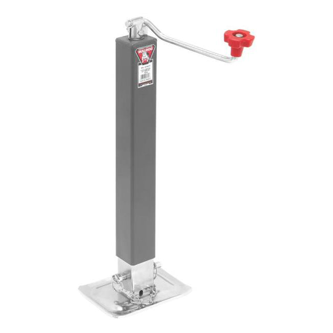 Bulldog 190704 Direct Weld Top Wind Square Jack, 15", 8,000 lbs Capacity