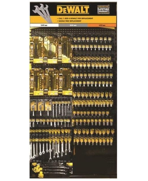 DeWalt DWMT74207 Metric/SAE Socket Set, 84 Pieces, 1/2", 6 Points