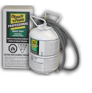 Touch 'N Foam 4001110001 Quick Cure Foam Cylinder, 10 lbs
