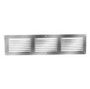 L L Building EAC16X4 Aluminum Undereve Vent, Mill, 16"X4"