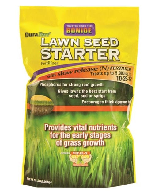 Bonide 60456 Dura Turf Lawn Seed Starter,  5,000 Sq Ft, 10-25-12
