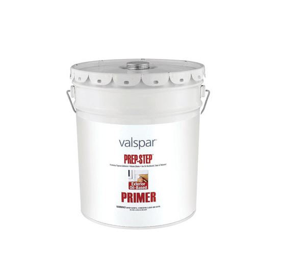 Valspar 044.0000983.008 Prep-Step Exterior Oil Primer, White, 5 Gallon