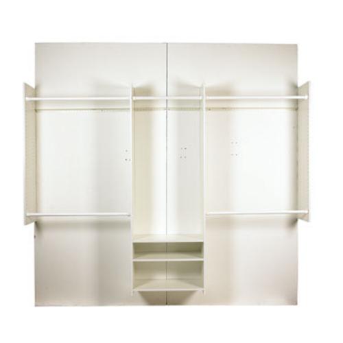 Easy Track RB1460 Deluxe Starter Closet Kit, 4&#039; x 8&#039;, White