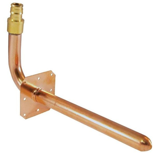 Apollo EPXSTUBWE12 Stubout Elbow With Ear, Copper, 1/2"