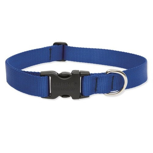 Lupine 17552 Adjustable Dog Collar, 12" - 20", Blue