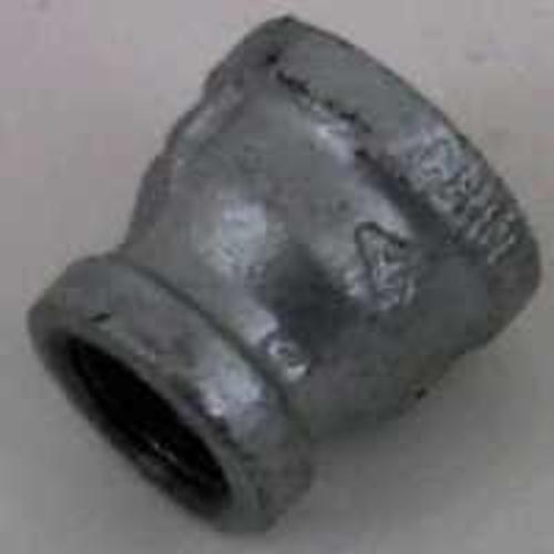Worldwide Sourcing 24-11/4X1G Galvanized Malleable Reducing Coupling 1-1/4"X1"