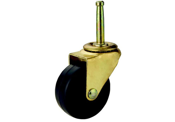 Mintcraft JC-D07 Swivel Caster, Bright Brass, 2"