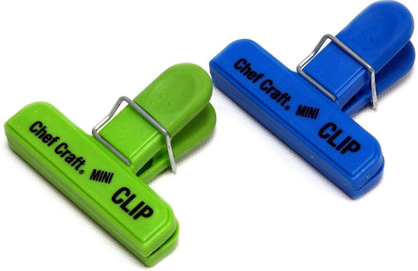 Chef Craft 21806 Mini Bag Clip, Green & Blue