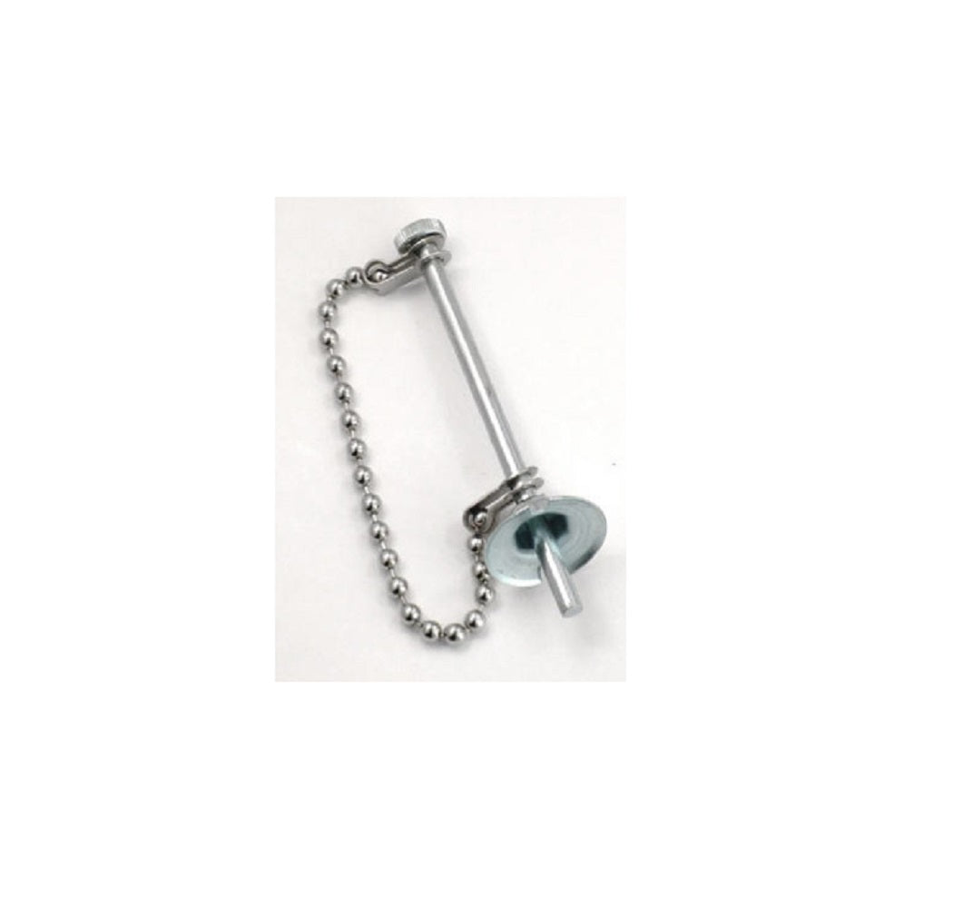 First Watch Security 1970 Steel Patio Door Pin, Aluminum Finish