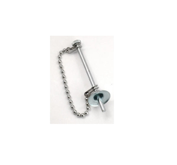 First Watch Security 1970 Steel Patio Door Pin, Aluminum Finish