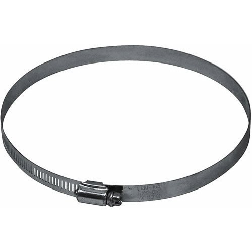 Lambro 2841 Galvanized Worm Gear Clamp, 4", Aluminum
