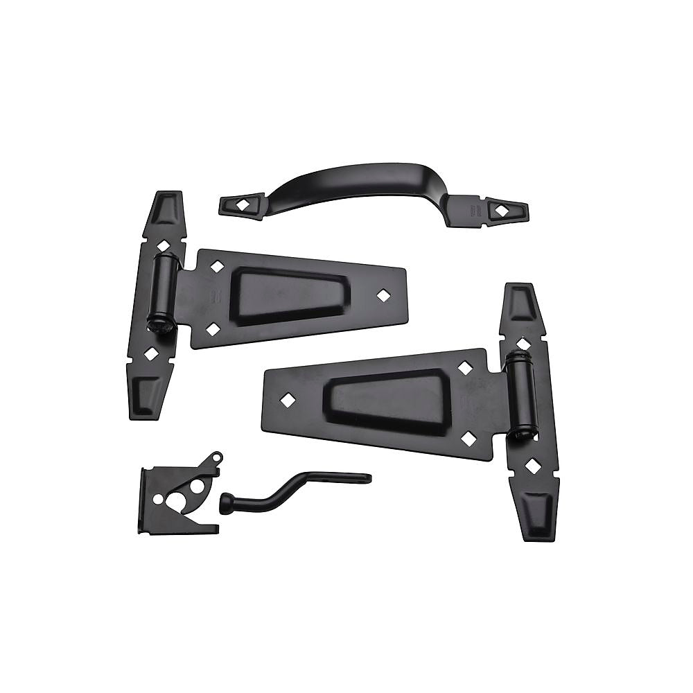National Hardware N214-092 DPV881 Rustic Gate Kits, Black