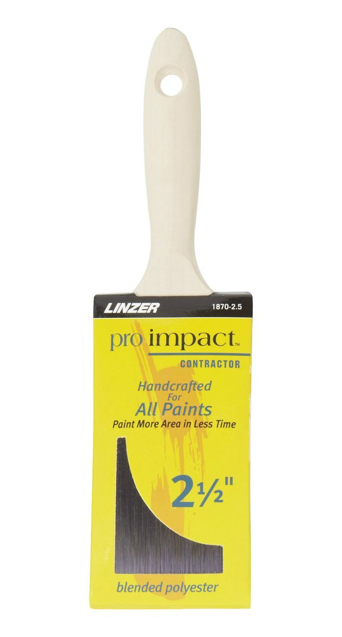 Linzer 1870 PIC 0250 Pro Impact Contractor Paint Brush, 2.5"