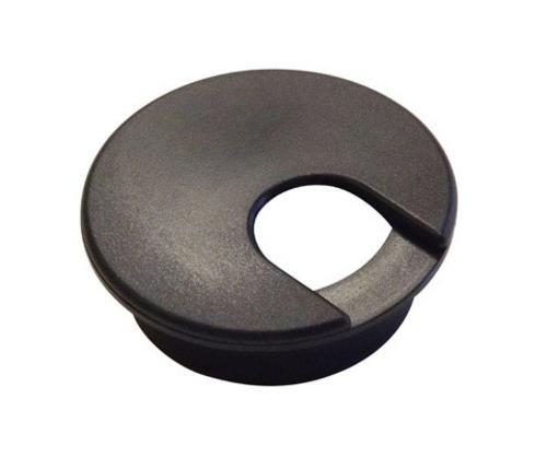 Jandorf 61606 Computer Grommet, Black, 2"