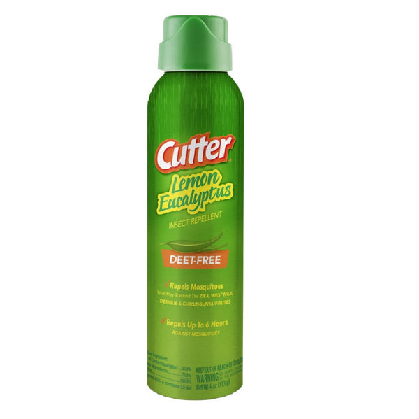 Cutter HG-96701 Lemon Eucalyptus Insect Repellent, 4 Oz