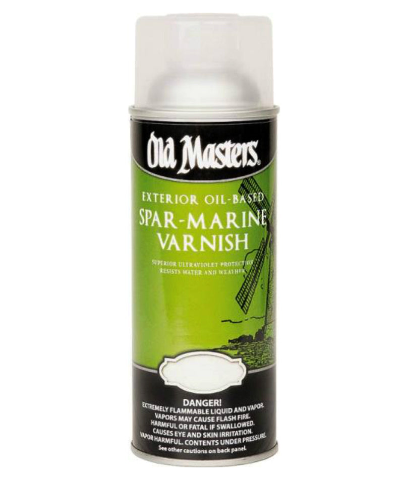 Old Masters 92310 Oil Based Spar Marine Spray Can, 12.8 Oz, Satin