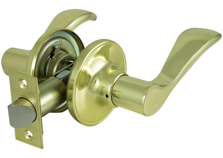 ProSource LYE703V-PS Passage Naples Leverset, Polished Brass