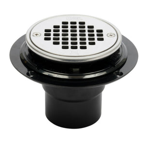 Oatey 42262 ABS Plastic Shower Drain, Black